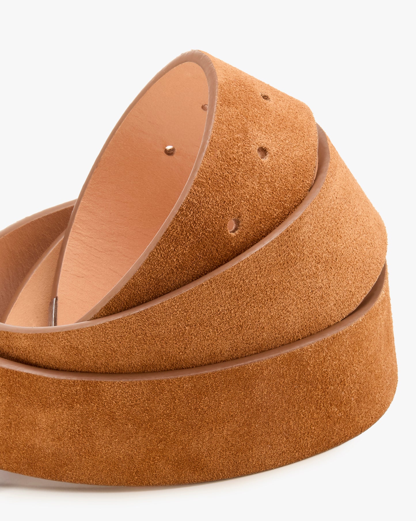 Heart Leather Belt Brown