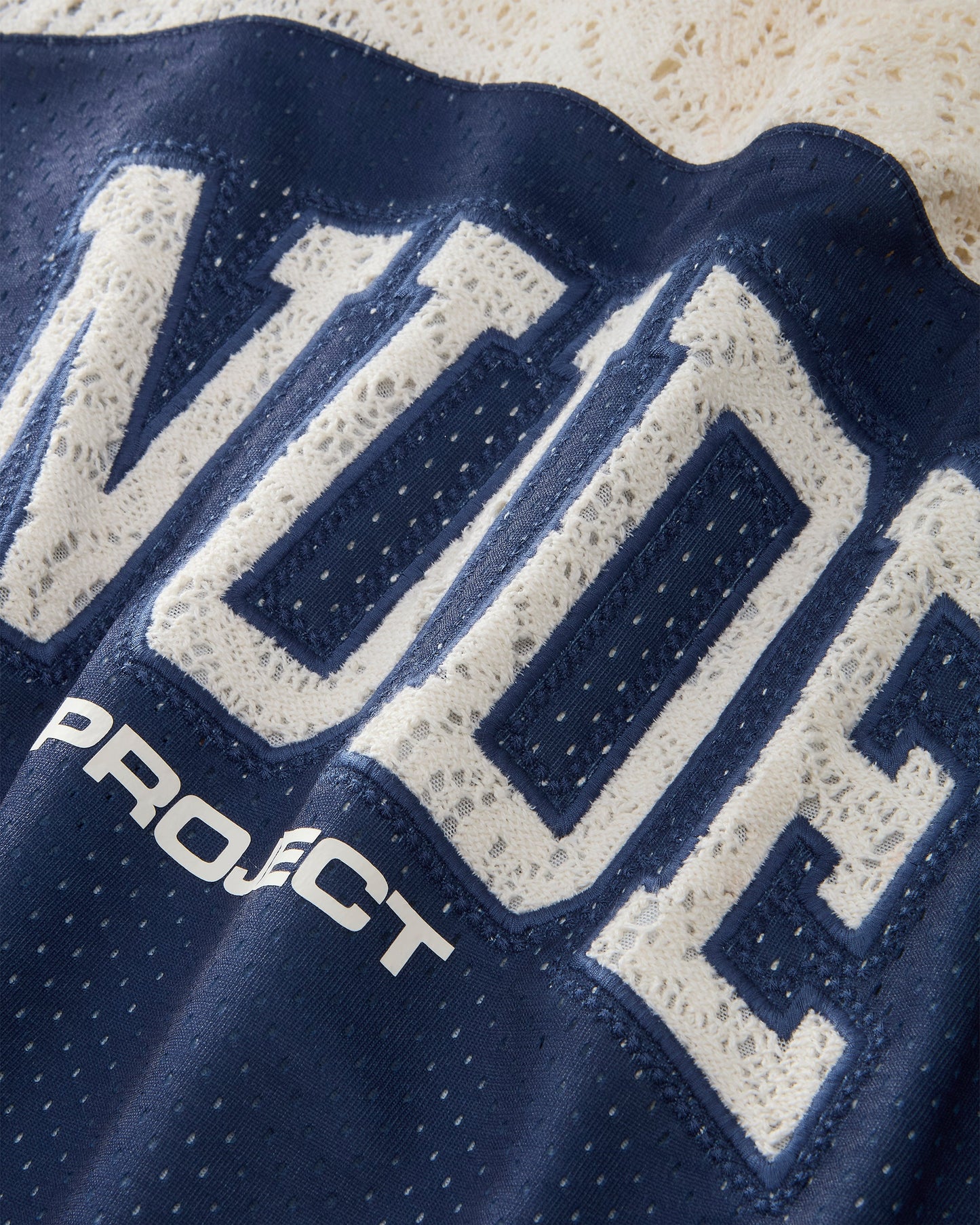 Baller Neck Long-Sleeve Tee Navy