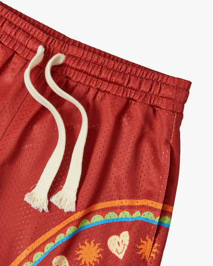 Rich Shorts Red