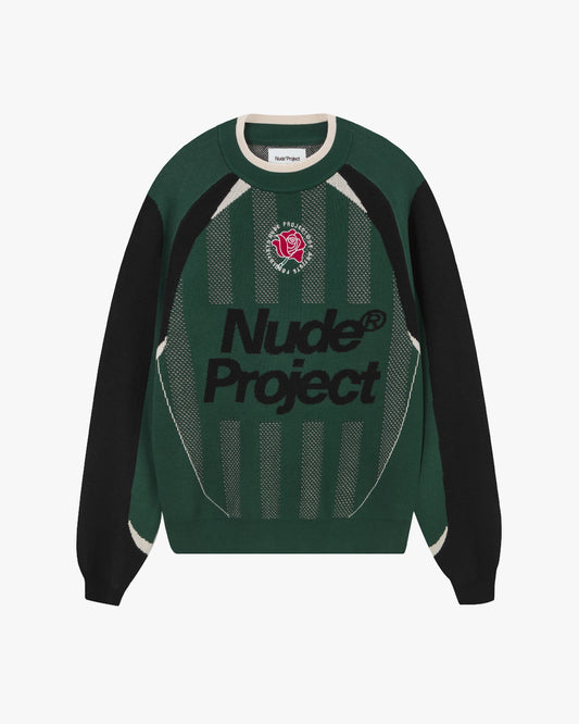 Grass Football Knit Green