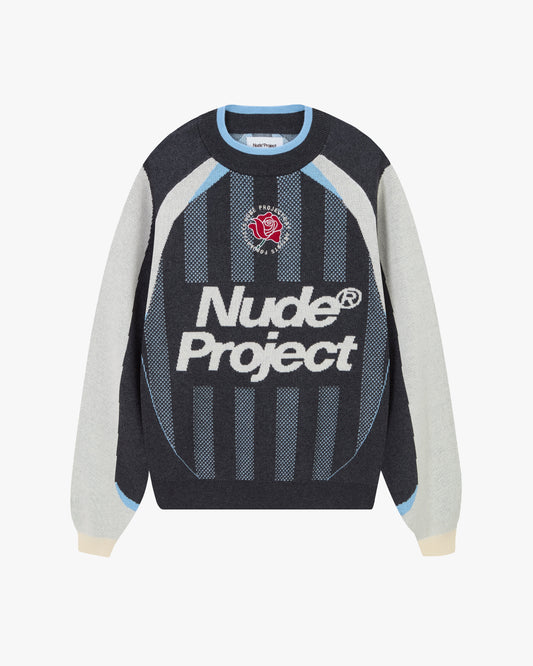 Grass Football Knit Grey