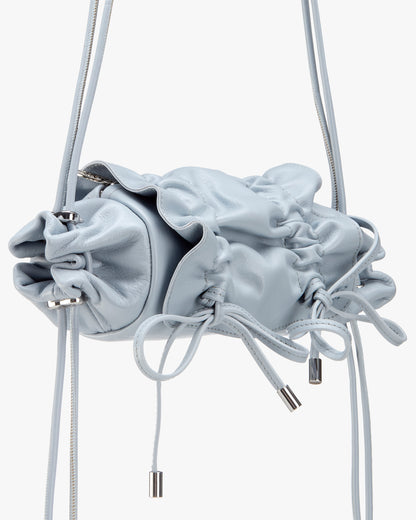 Oyster Leather Bag Blue