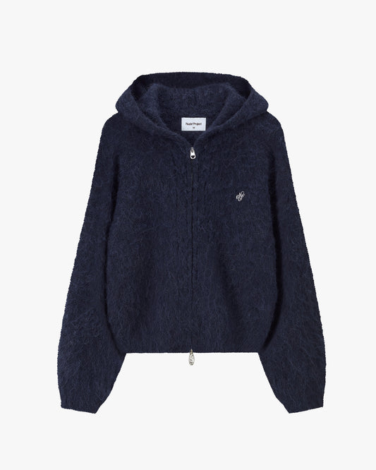 Alpachino Zip-Up Knit Navy