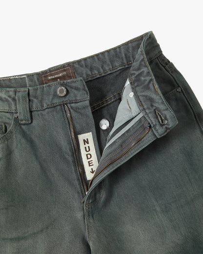 Wasted Jeans Washed Green