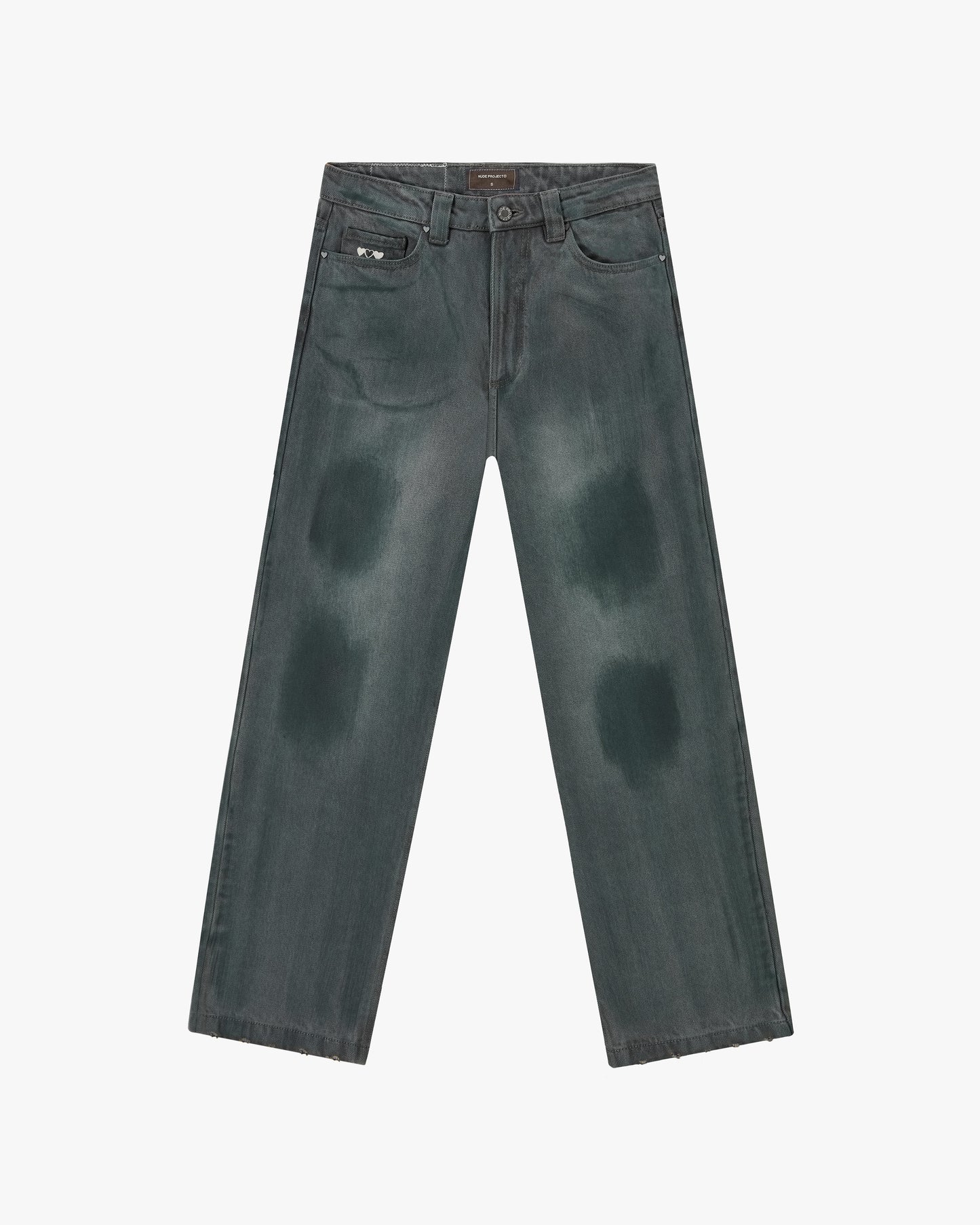 Wasted Jeans Washed Green