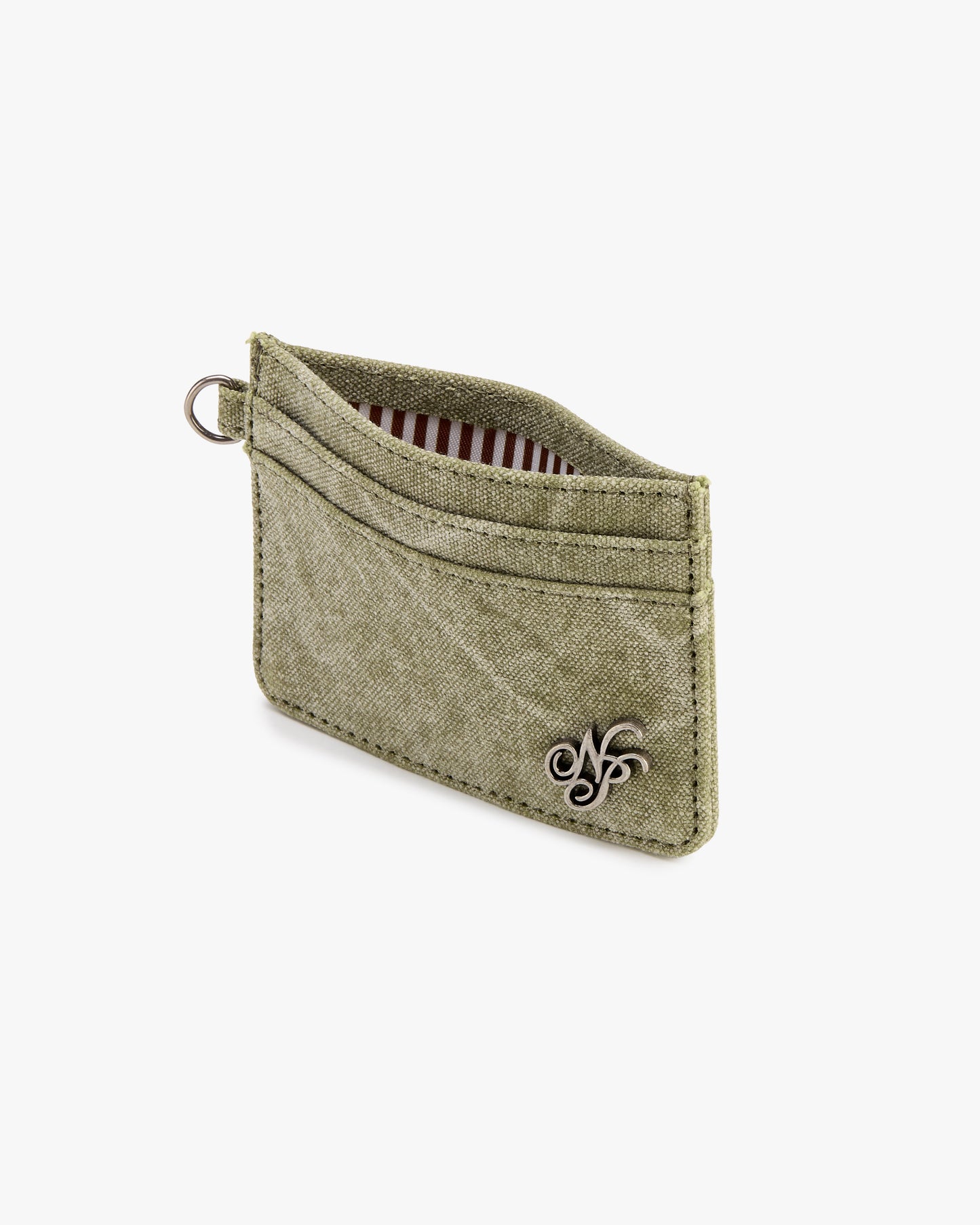 Canvas Cardholder Green