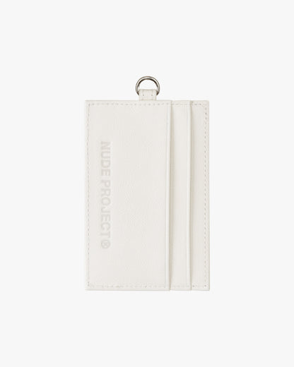Leather Cardholder Off-White