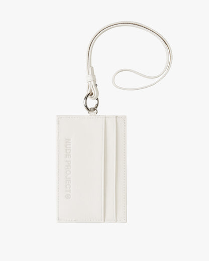 Leather Cardholder Off-White