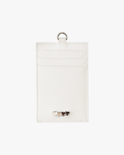 Leather Cardholder Off-White