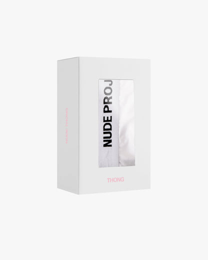 Essential Thong White