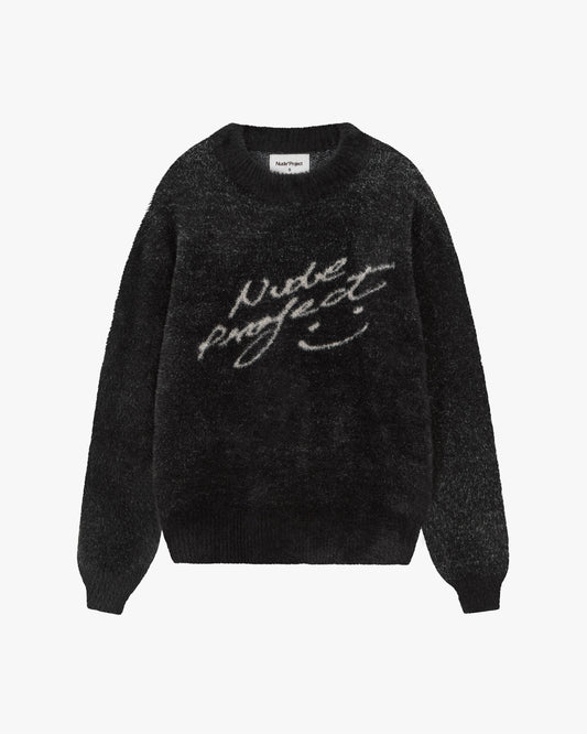 Gradient Cozy Sweater Black