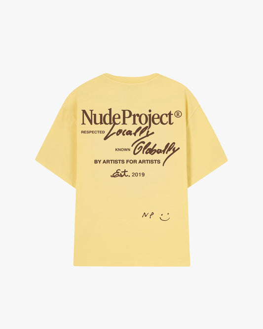 Global Soon Tee Yellow