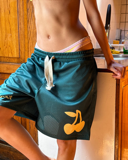 Solid Mesh Short Green