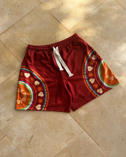 Rich Shorts Red