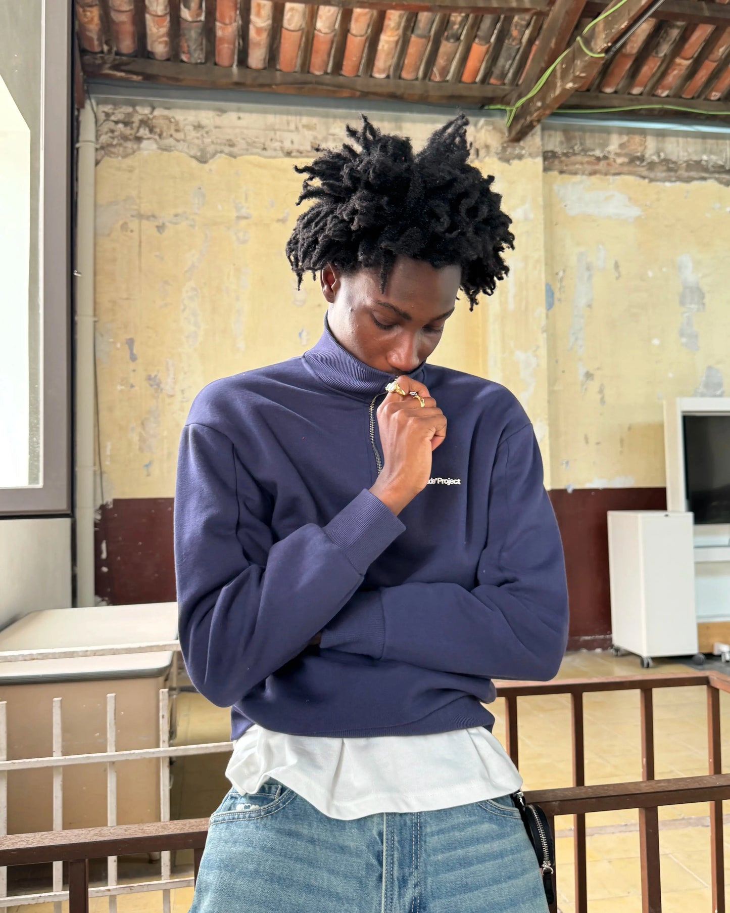 Origins Quarter-Zip Navy