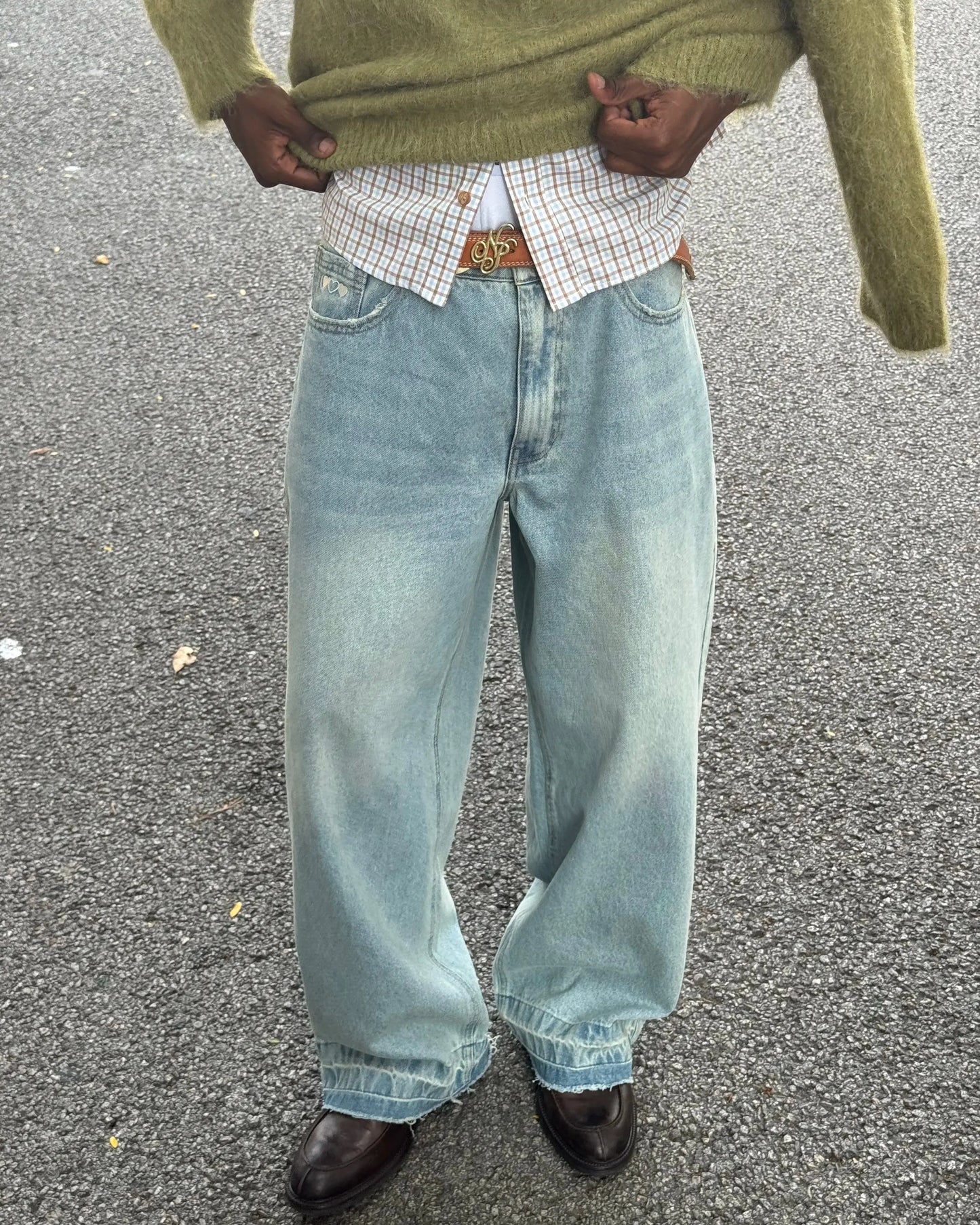 Old Baggy Jeans Light Wash