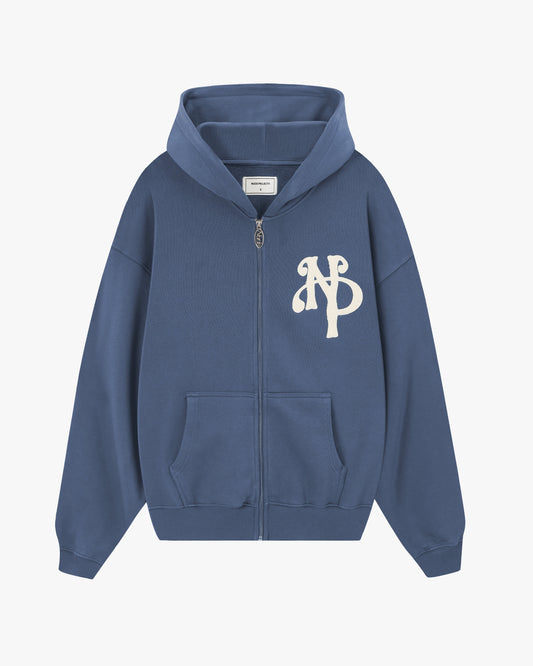 Kill Bill Zip-Up Hoodie Indigo