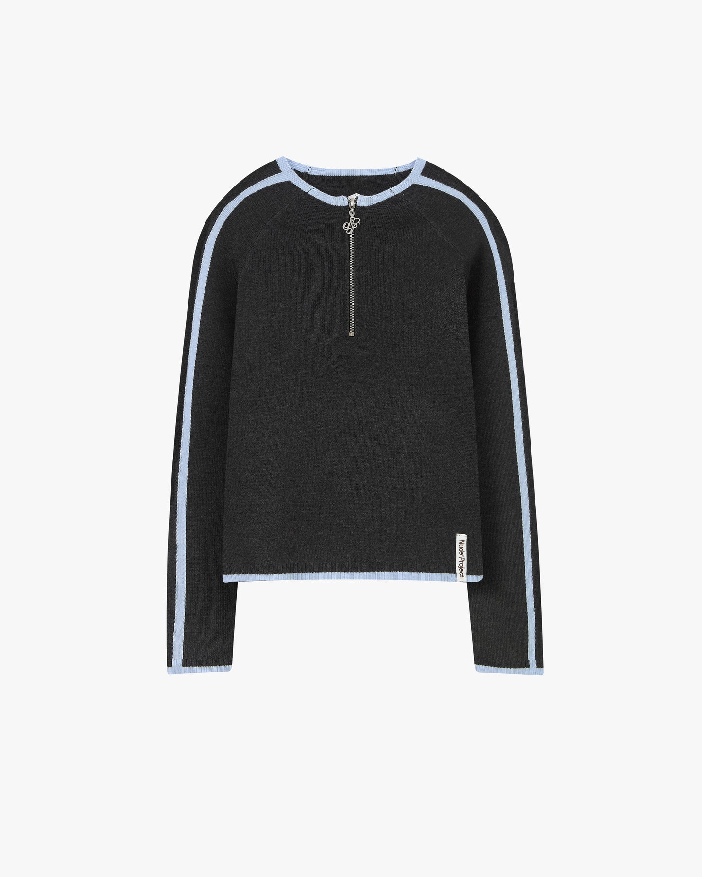 Suave Quarter-Zip Knit Grey