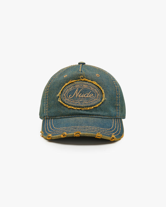Laurel Denim Cap Green