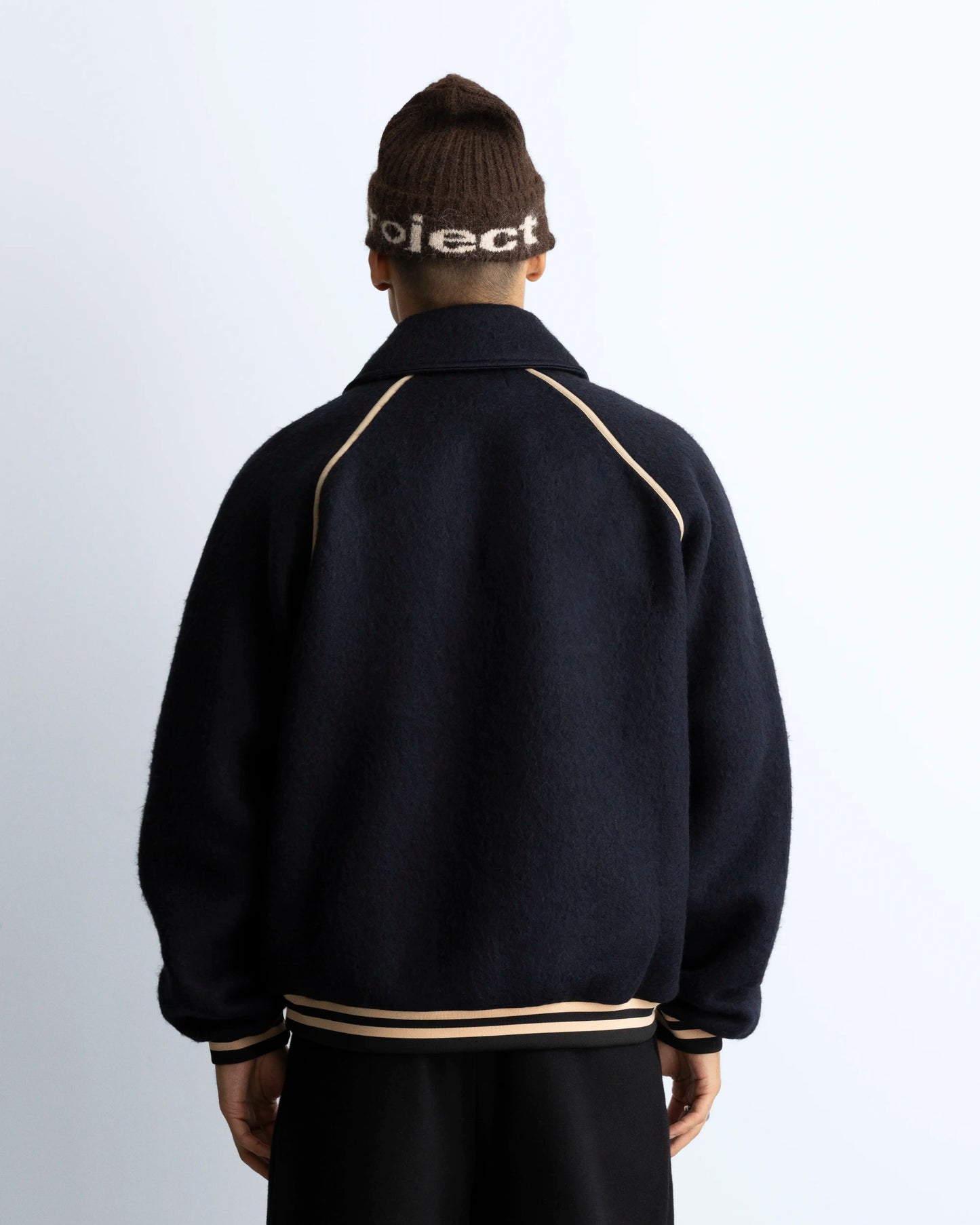 Teddy Quarter-Zip Polar Black