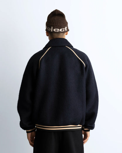 Teddy Quarter-Zip Polar Black