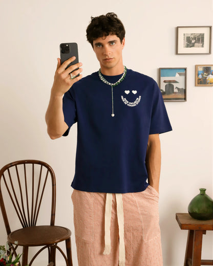 Happy Tee Navy