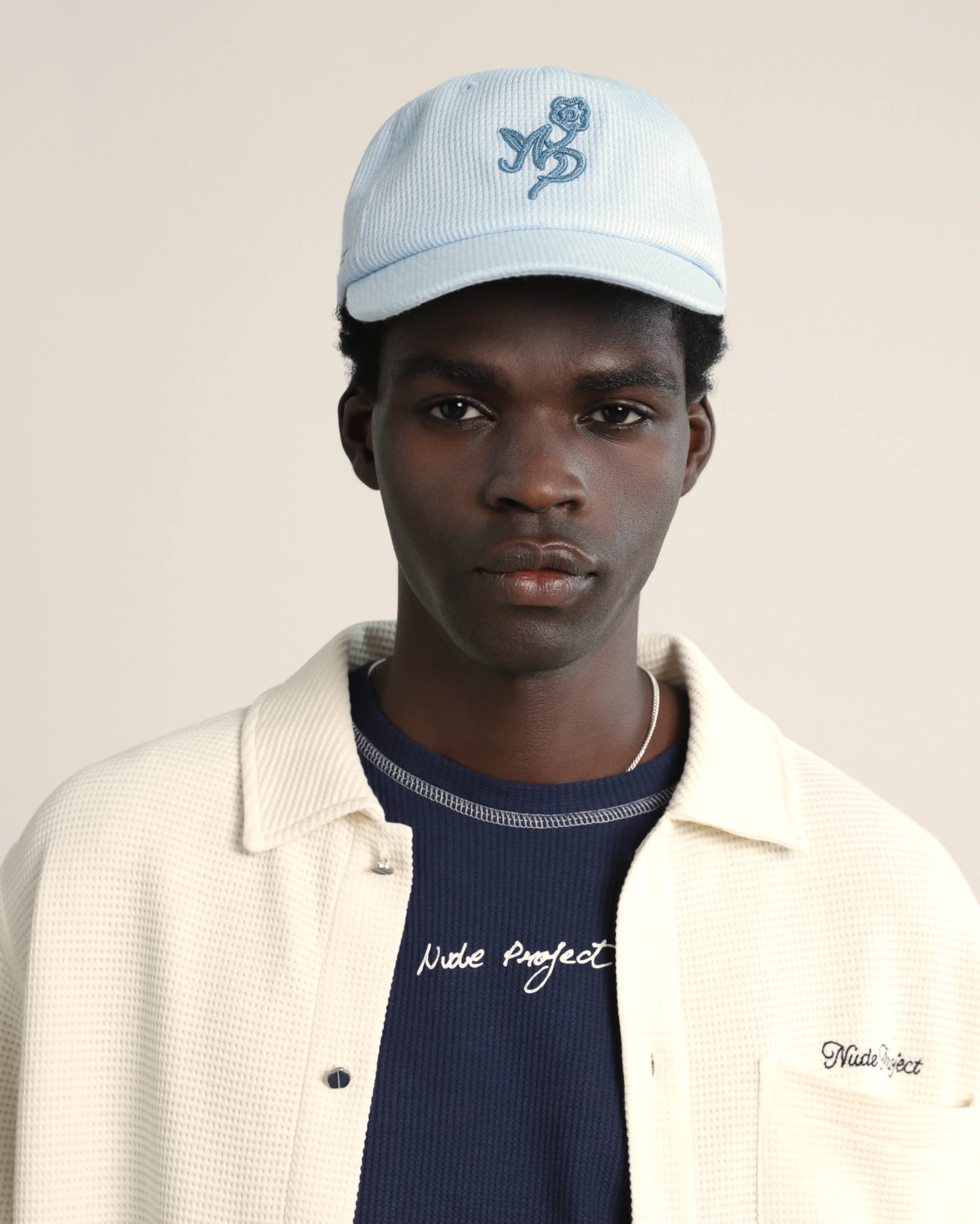 Waffle Cap Light Blue