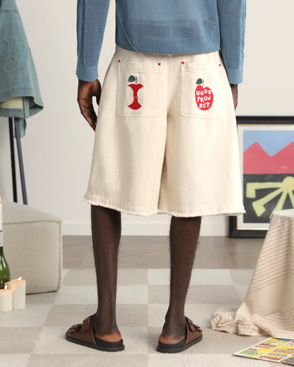 Apple Crew Denim Shorts Raw