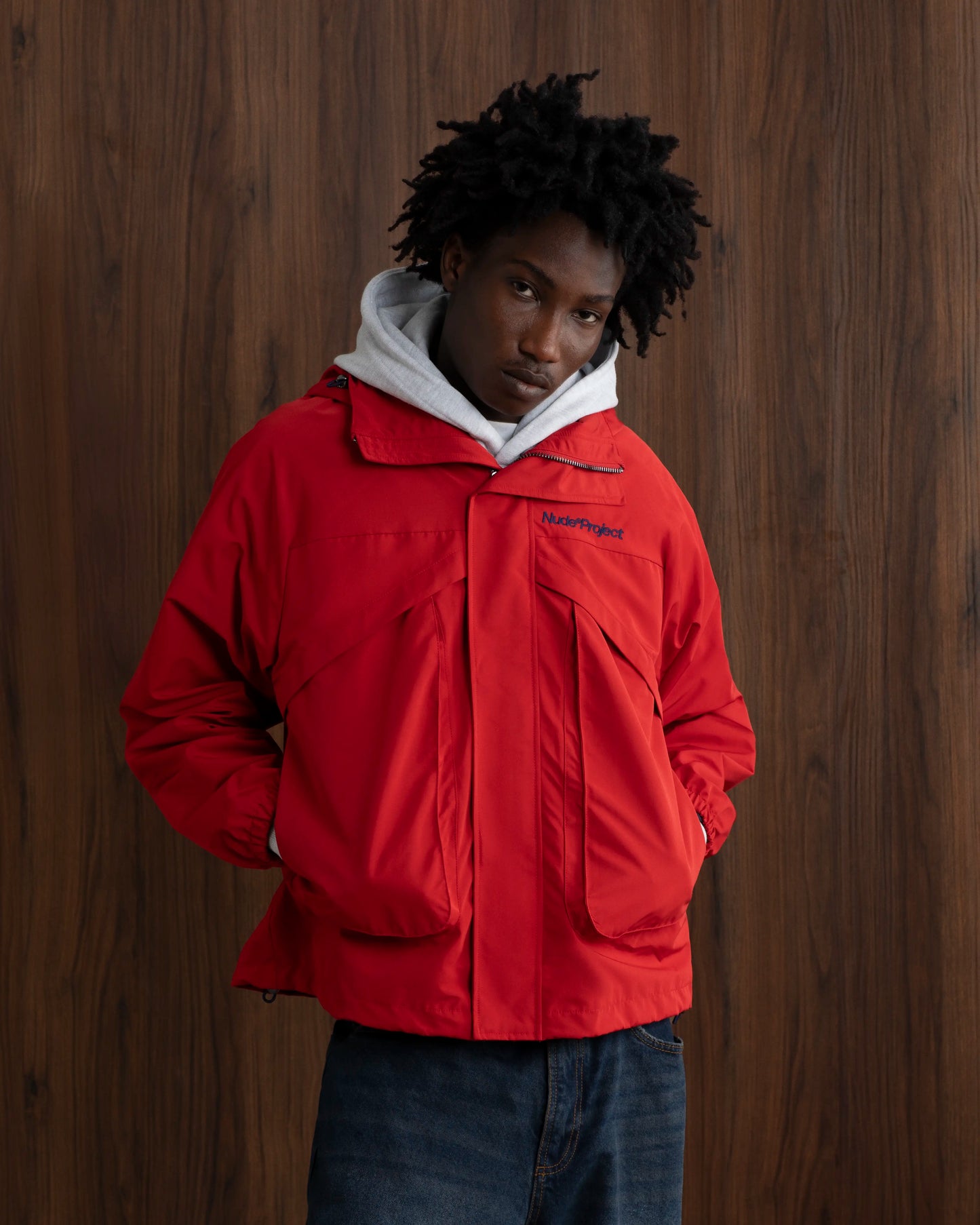 Milestones Windbreaker Jacket Red