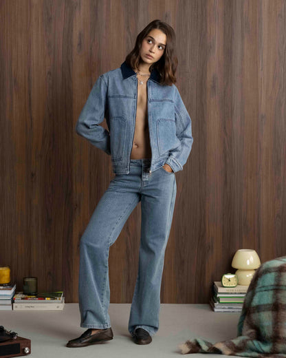 Trucker Denim Jacket Indigo