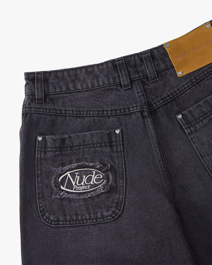 Old baggy Jeans Black Rose Wash