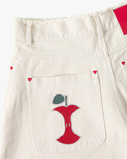 Apple Crew Denim Shorts Raw