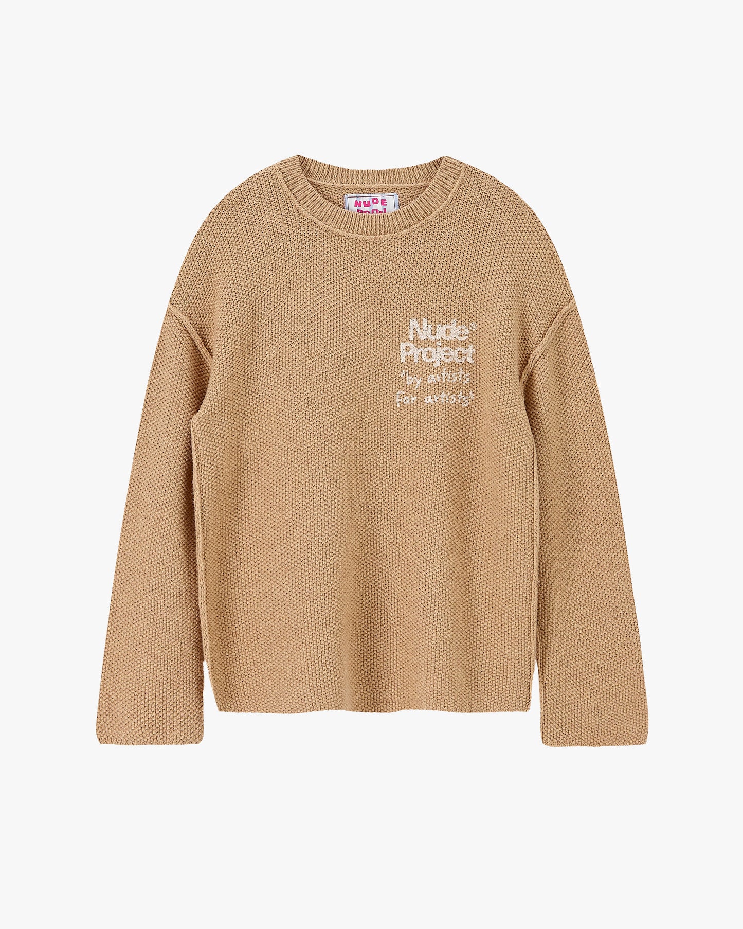 Reversed Seams Knit Brown