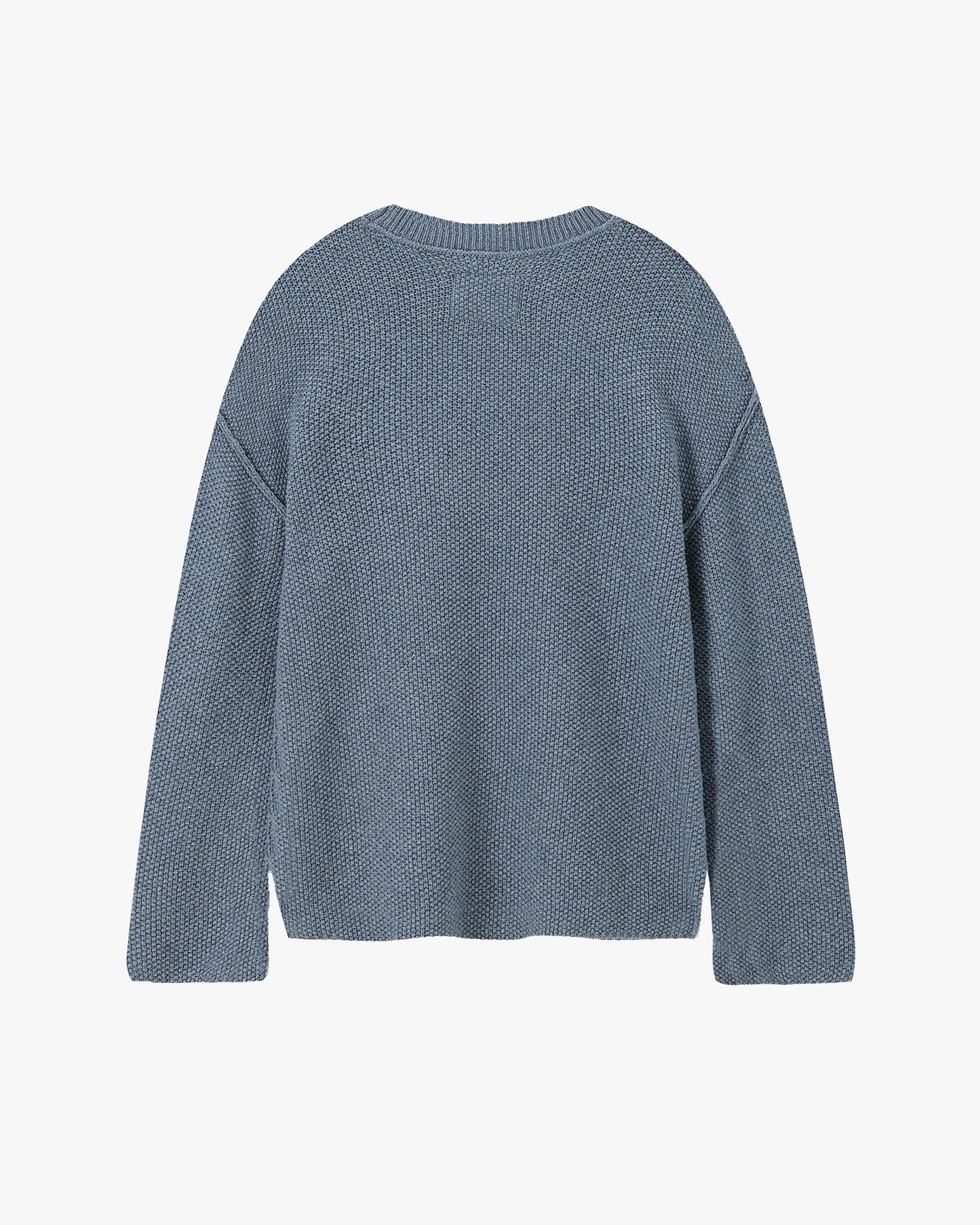 Reversed Seams Knit Blue