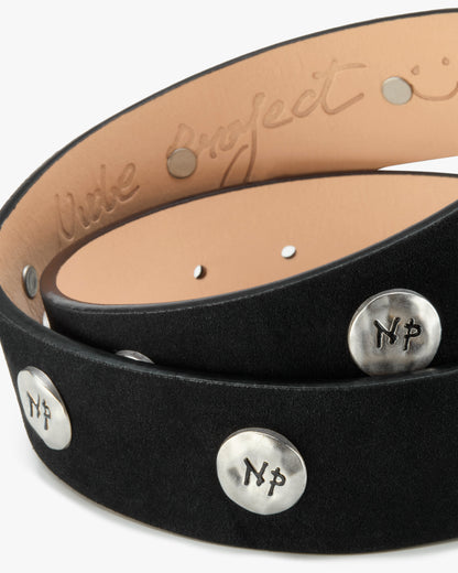 Suede Belt Black