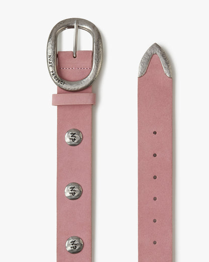 Suede Belt Pink