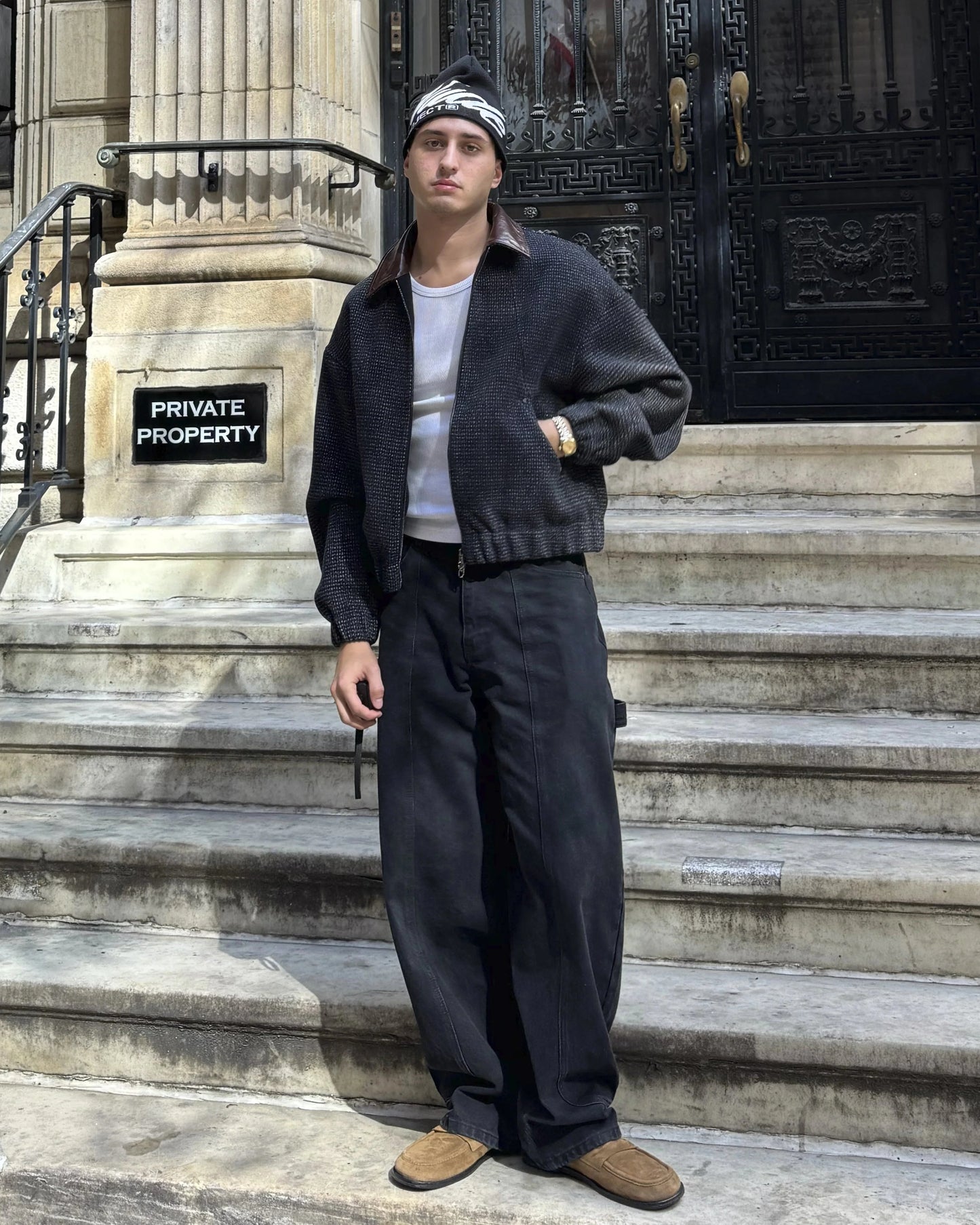 The NY Wool Bomber Jacket