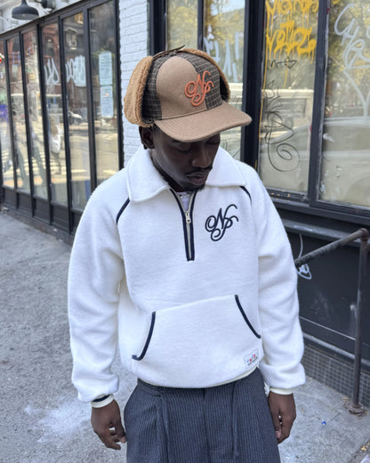 Teddy Quarter-Zip Polar Marshmallow