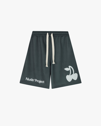 Solid Mesh Short Black