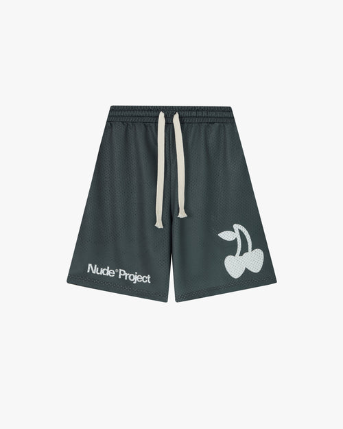 Solid Mesh Short Black