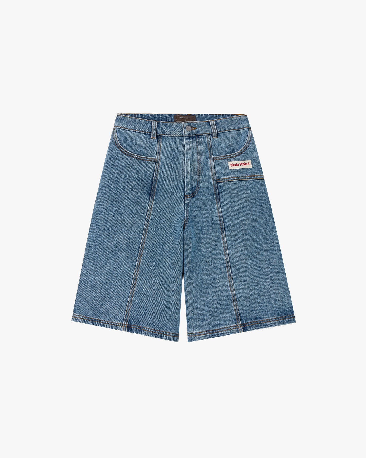 Updown Denim Shorts