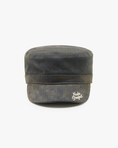 Velvet Denim Cap