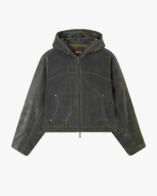 Velvet Denim Worker Jacket