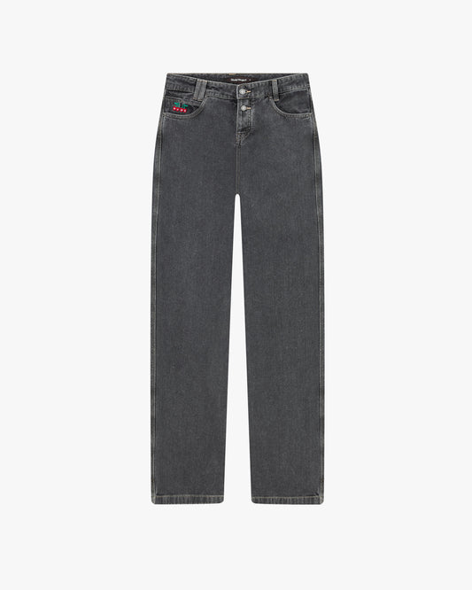 Basic Straight Jeans Black