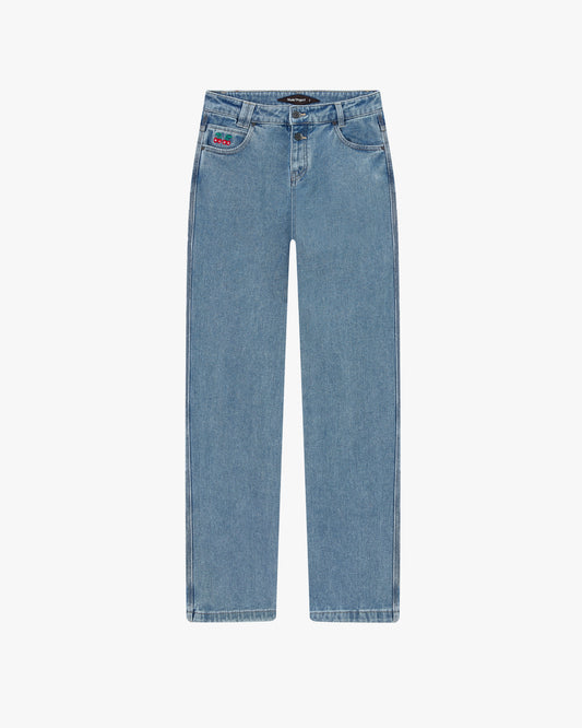 Basic Straight Jeans Blue