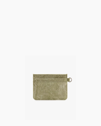 Canvas Cardholder Green