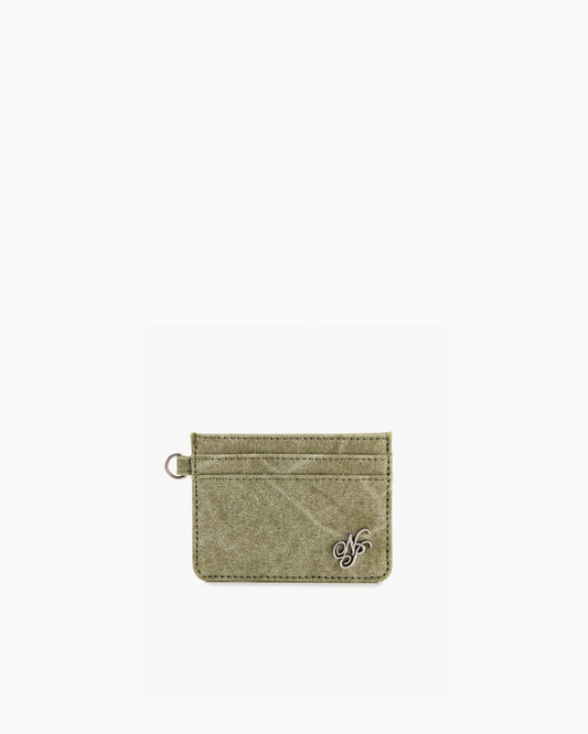 Canvas Cardholder Green